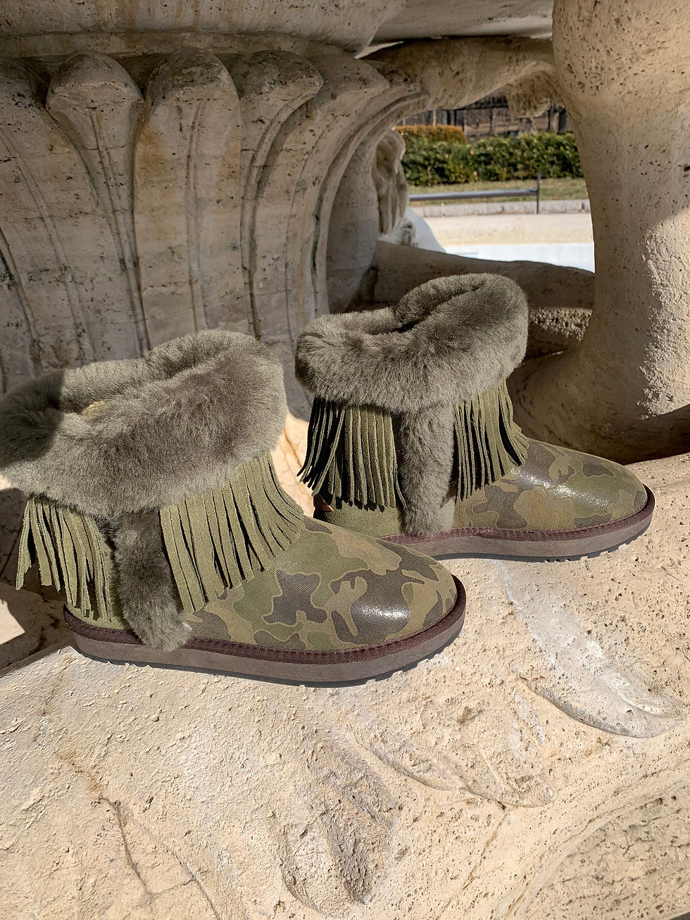 Thumbnail: AHAWI BOOT IN GREEN GLAMOUFLAGE