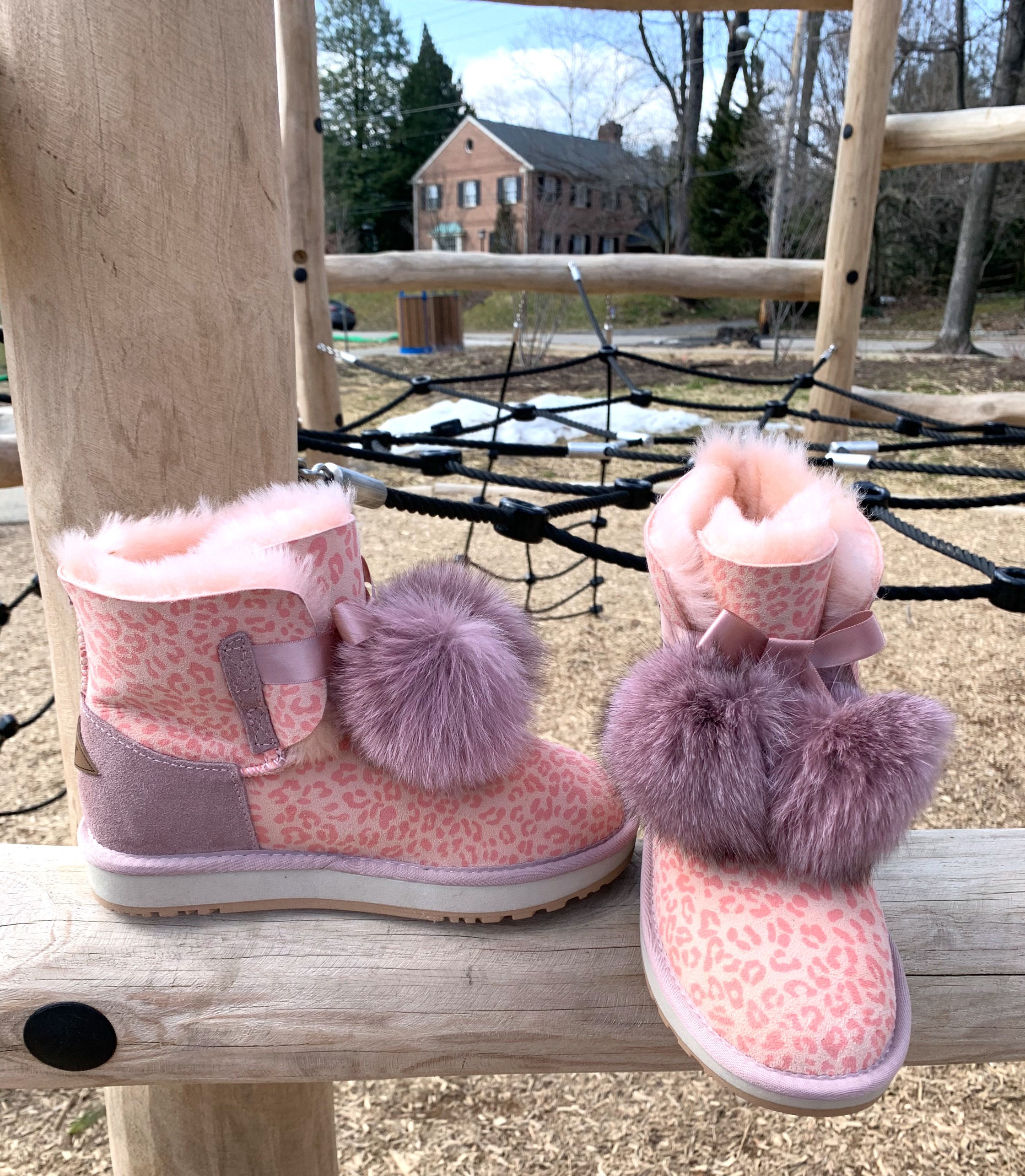 SALALI BOOT IN PINK LEOPARD