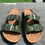 Thumbnail: MONEY GREEN GLITTERATI SANDALS