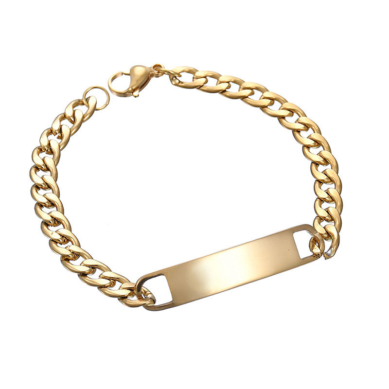 Thumbnail: Personalised Name Chain Bracelet