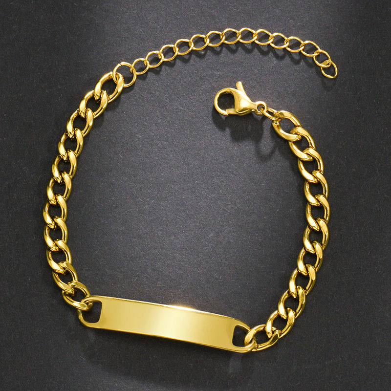 Thumbnail: Personalised Name Chain Bracelet