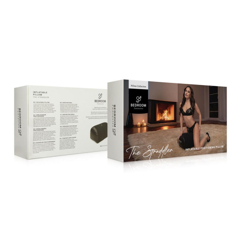 Miniatura: The Straddler Almohada Inflable con posicionador juguetes - Negro