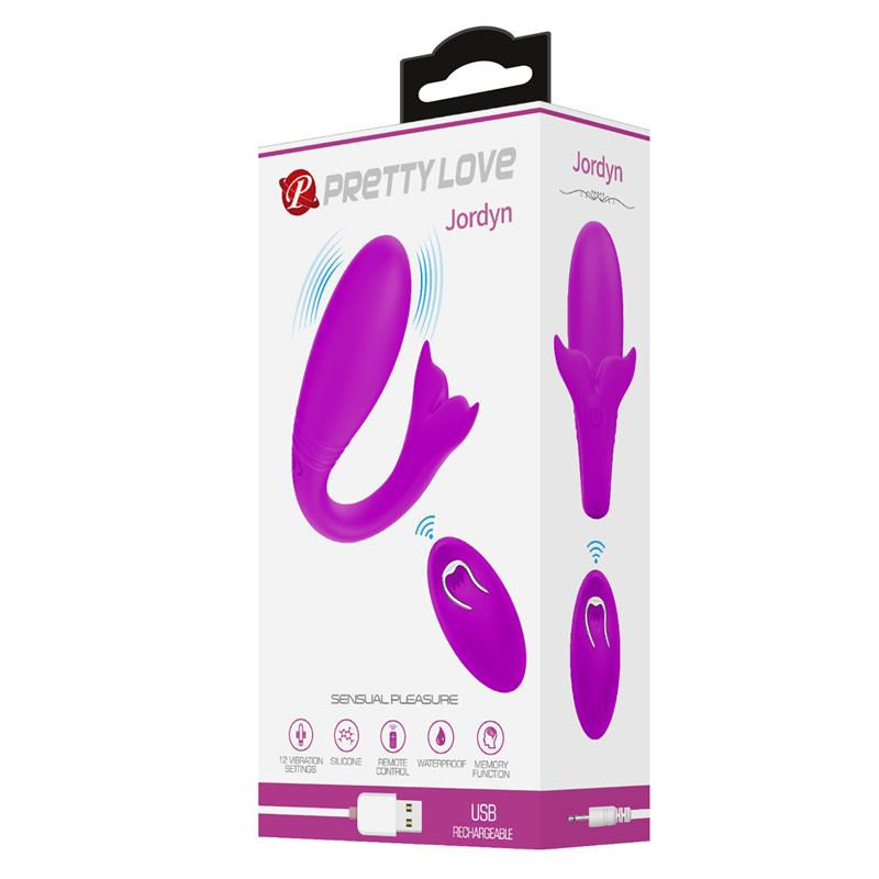 Miniatura: PRETTYLOVE JORDYN ESTIMULADOR CON CONTROL REMOTO