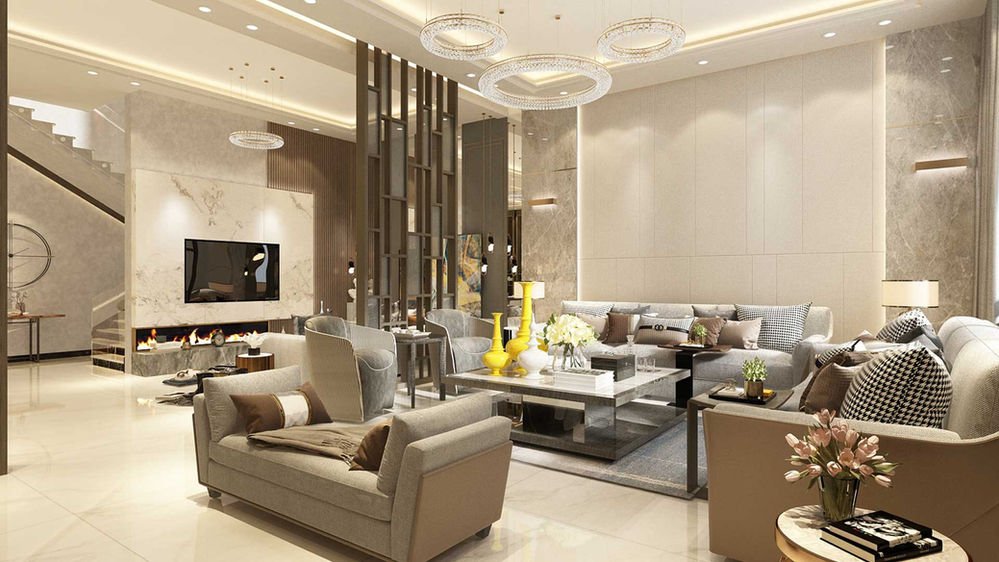إن تايم ديزاين - تصميم غرفة معيشة