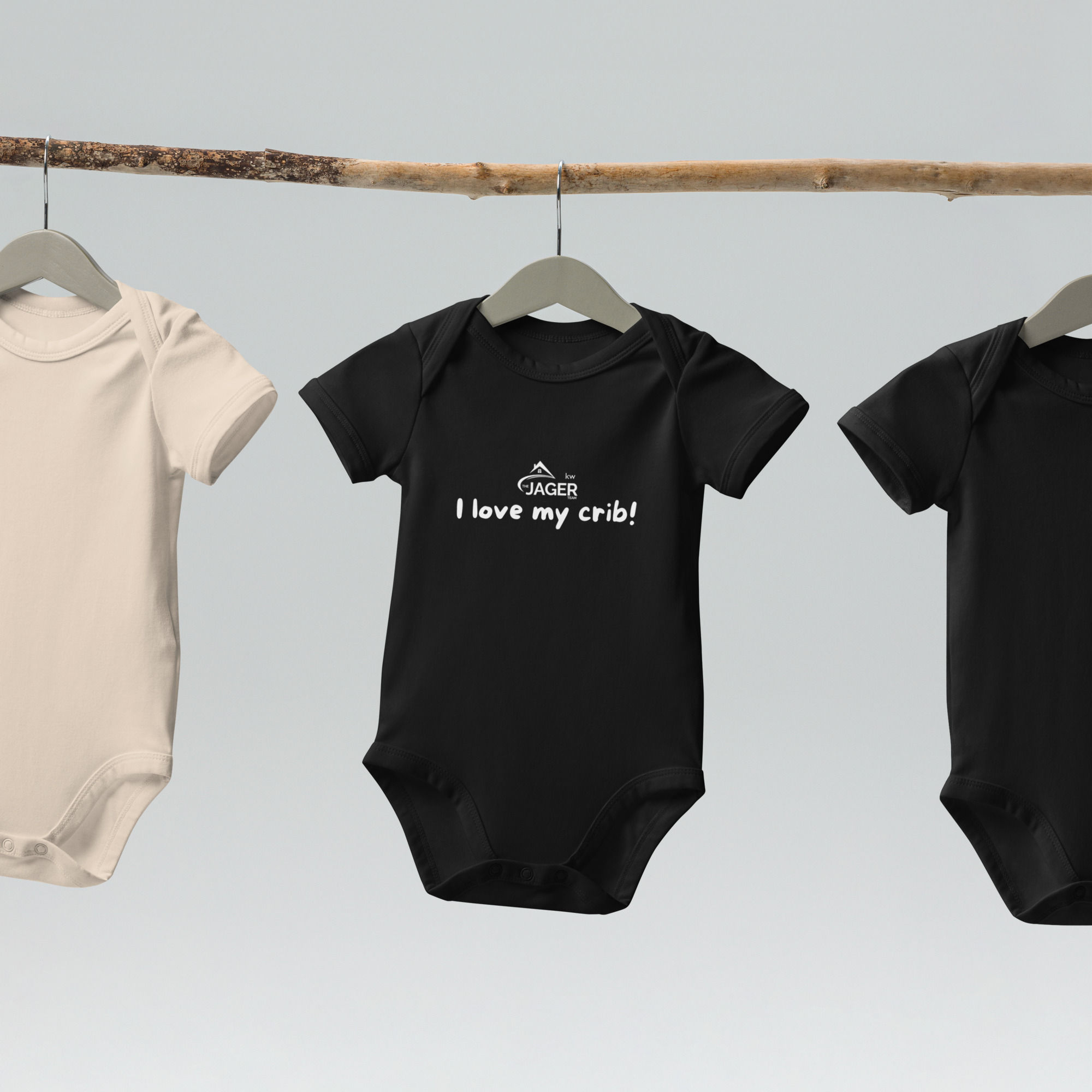 TJT "I love my crib" Organic Cotton Baby Onesie