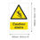 Thumbnail: Caution Stairs Sticker Sign
