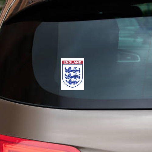 3 Lions England Football Car Window Sticker