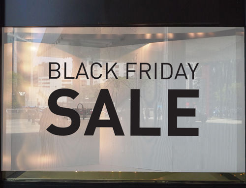 black friday vinyl letters