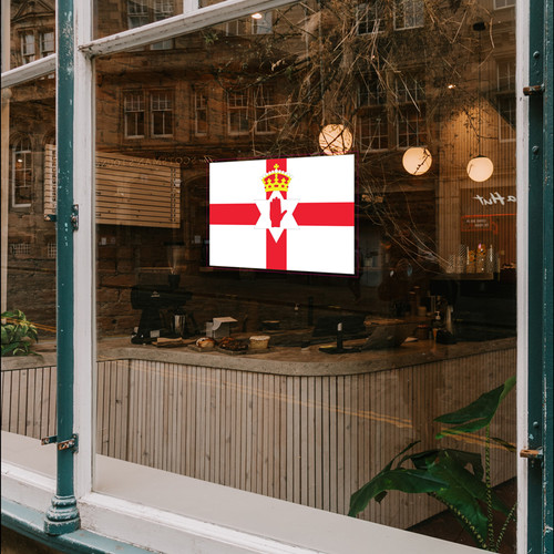 Northern Ireland A4 Flag Window Vinyl Sticker Graphics UK Northern Ireland A4 Flag Window Vinyl Sticker Graphics UK