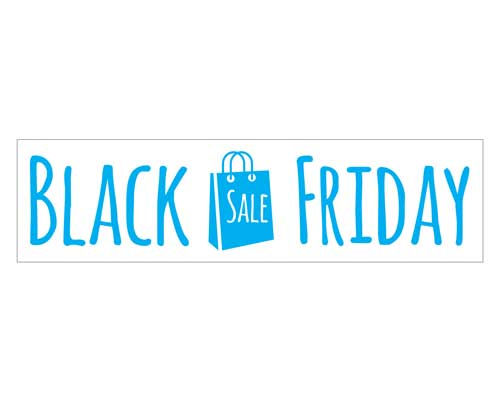 black friday window stickers, sales, offers, discounts, window display