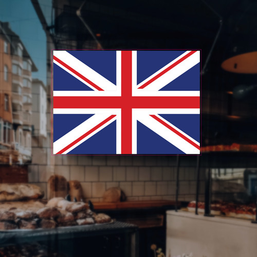 United Kingdom Union Jack Flag Window Vinyl Graphics UK