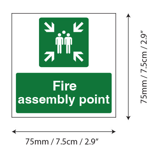 Fire Assembly Point Stickers