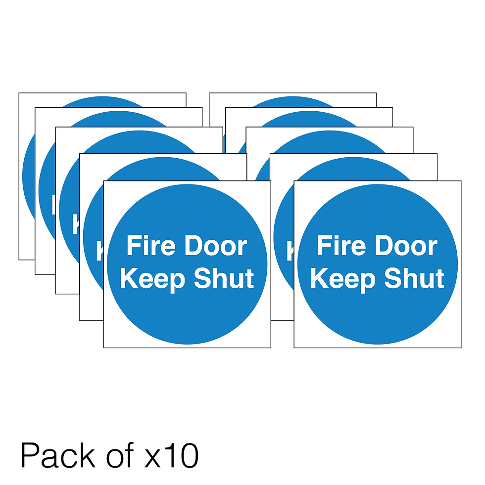 Thumbnail: Fire Door Keep Shut Sticker