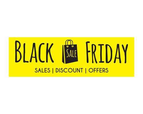 black friday window stickers, sales, offers, discounts, window display