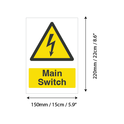 Thumbnail: Main Switch Electrical Sticker