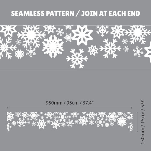 Thumbnail: snowflake christmas boarder strip