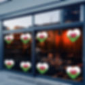 Welsh Heart Window Vinyl