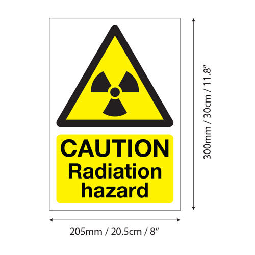Thumbnail: radiation hazard sticker