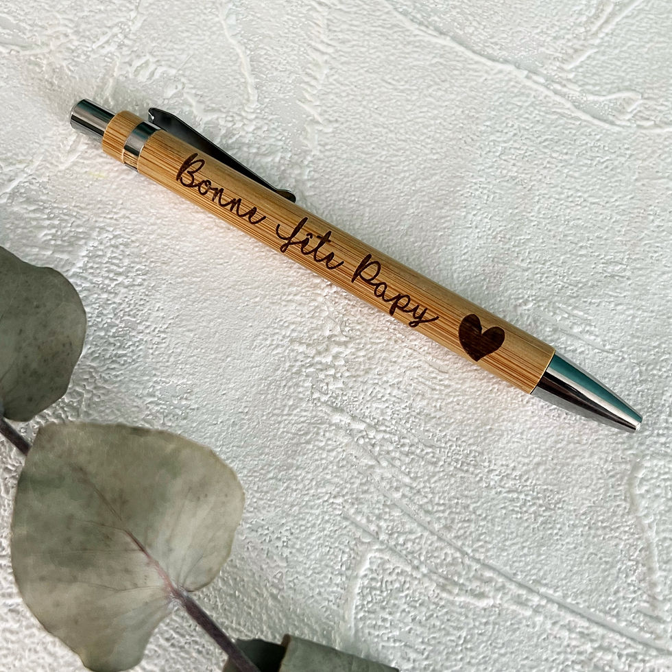 Miniature : Stylo en Bambou Personnalisé