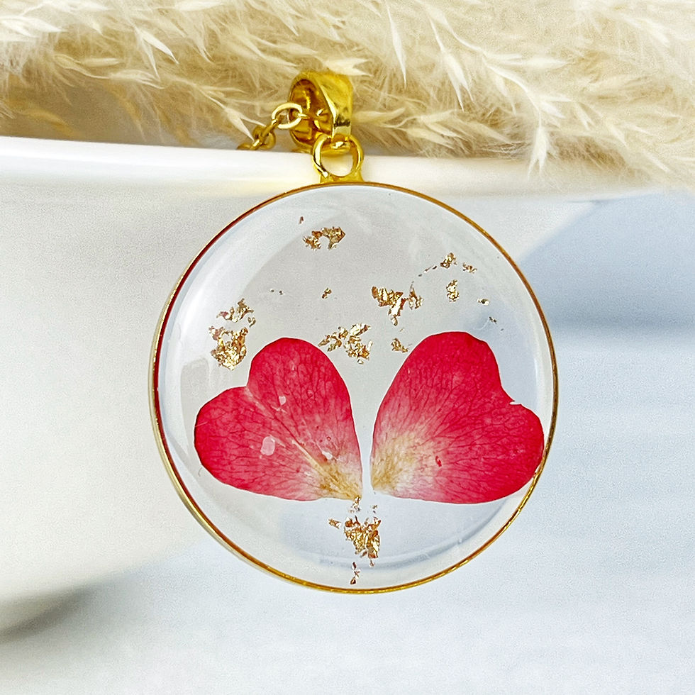 Miniature : Lovely - Collier avec fleurs séchées