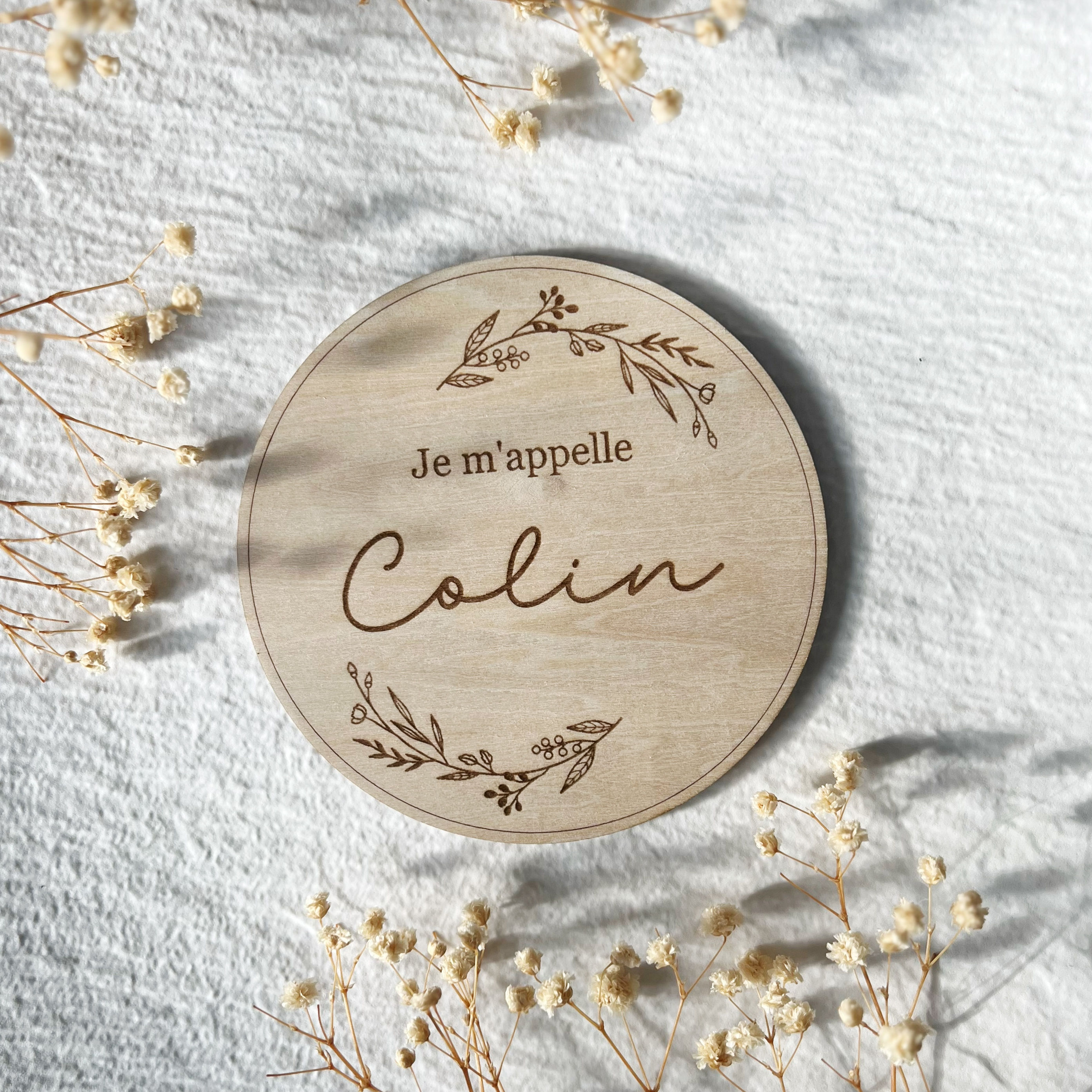 Carte annonce naissance - Style Couronne