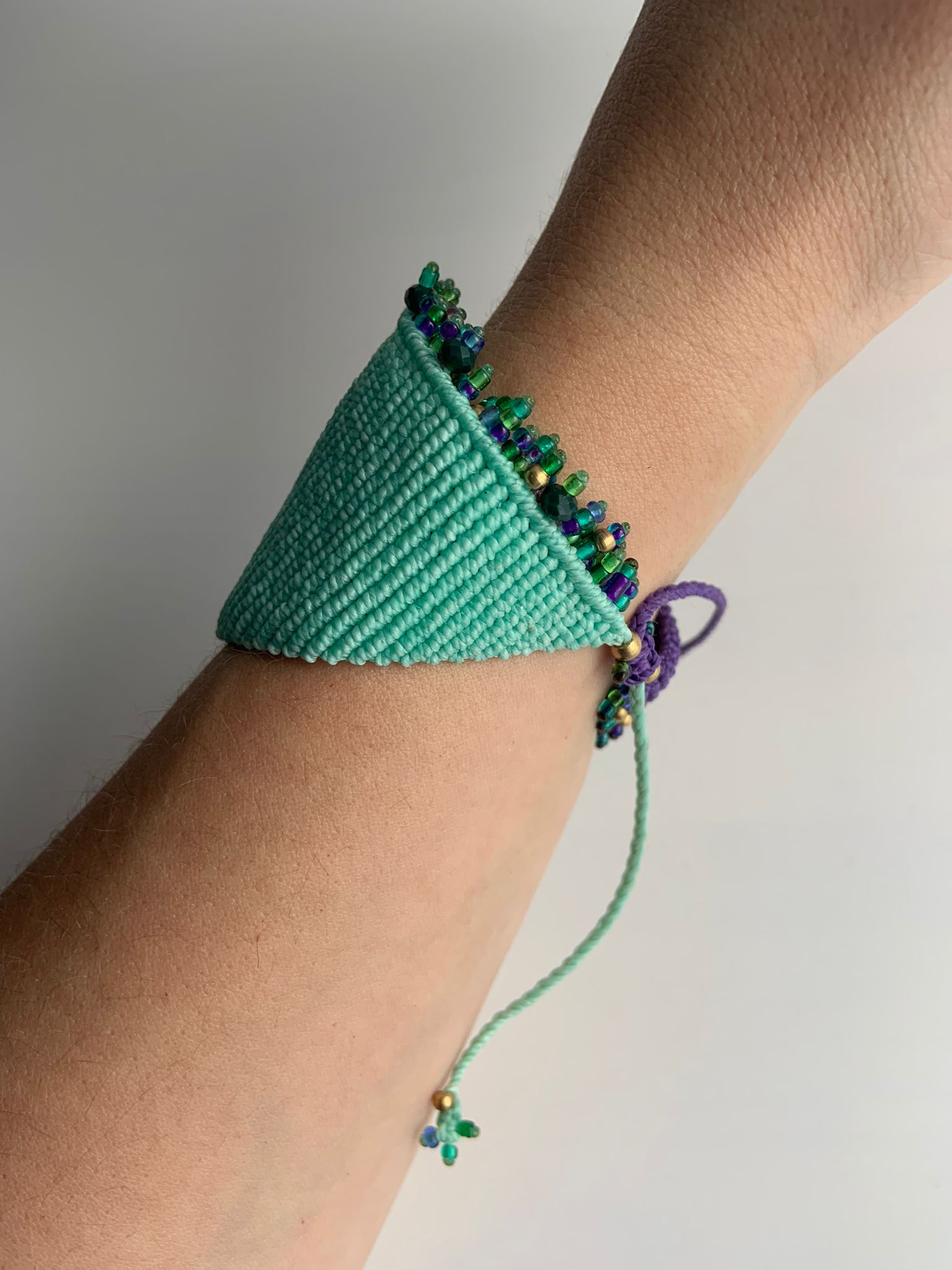 Brazalete macramé