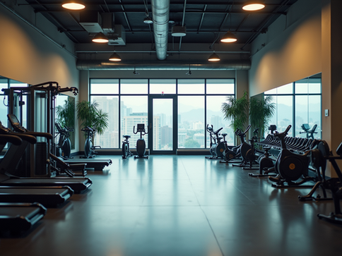 An empty gym showcasing various fitness equipment ready for tailored workouts.
