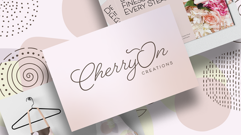 CherryOn Creations brand, website, and strategy