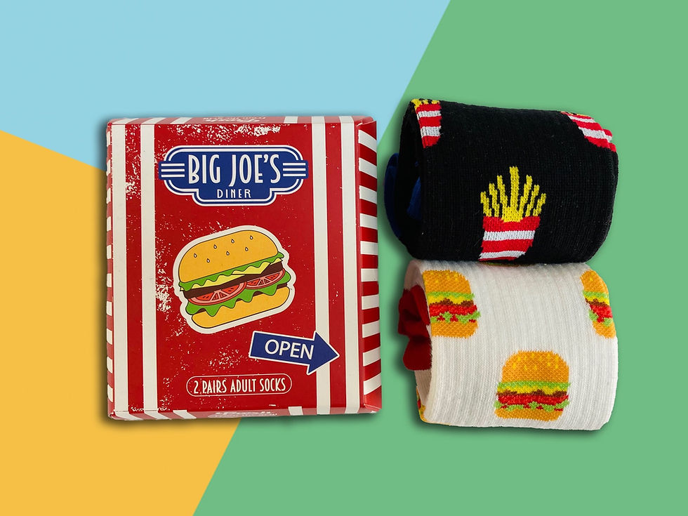 Thumbnail: Burger Socks Gift Set