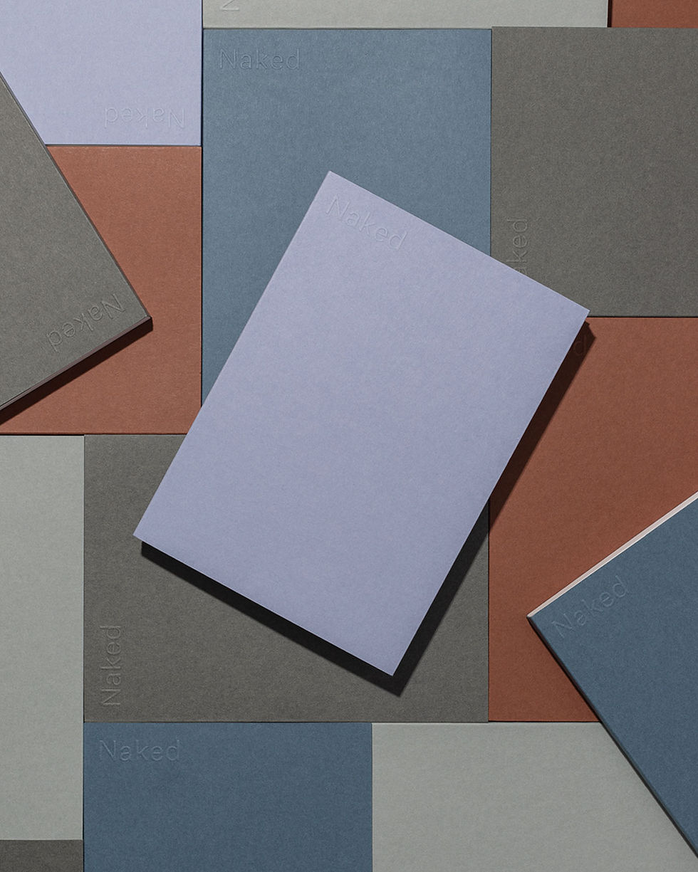 Naked Plain Notebook - Periwinkle