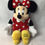 Thumbnail: Disney Stamped Mini Mouse Plush Soft Toy Teddy Approx 8” Seated (K)