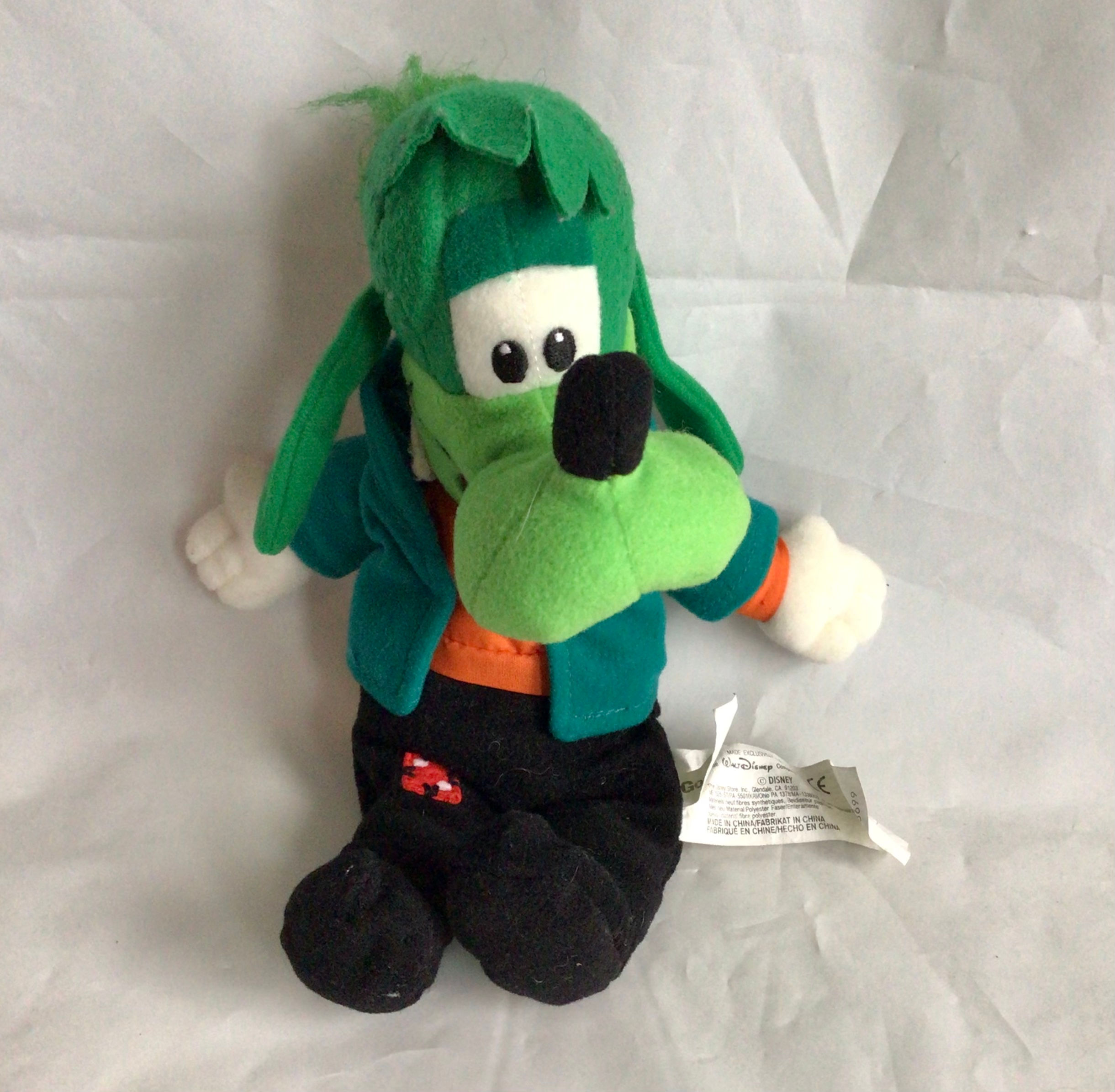 Disney Frankin Goof Plush Soft Toy Teddy 6” Seated (Z)