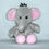 Thumbnail: TU Sainsburys Elephant Plush Soft Toy Teddy Approx 8" (D)
