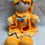 Thumbnail: Wilkinson Doll Orange Dress Plush Soft Toy Teddy 12” Seated (V)