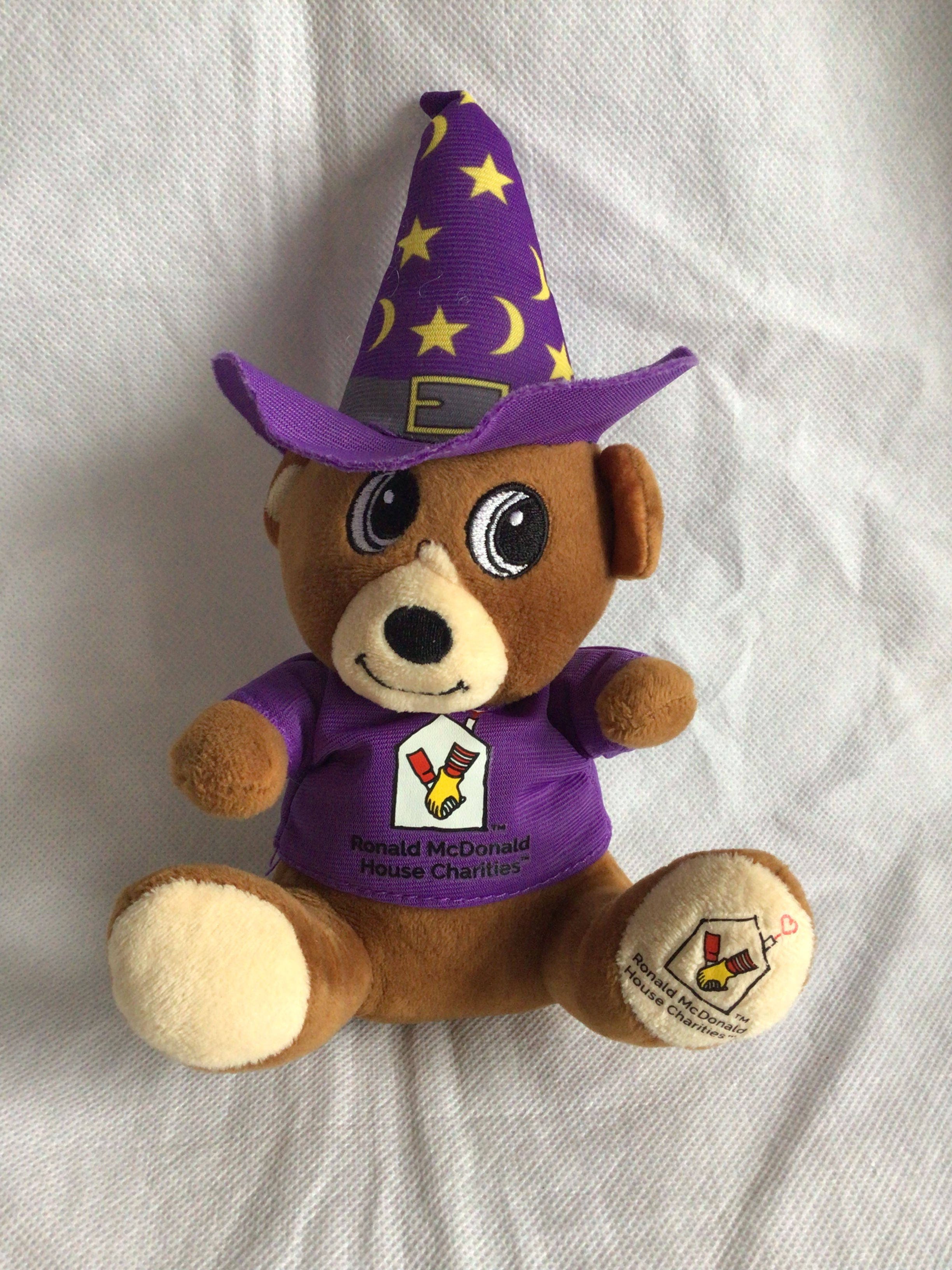Ronald McDonald Wizard Plush Soft Toy Teddy 9” With Hat (AC)