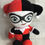 Thumbnail: DC Comics Harlequin Plush Soft Toy Teddy 10” Seated (AB)