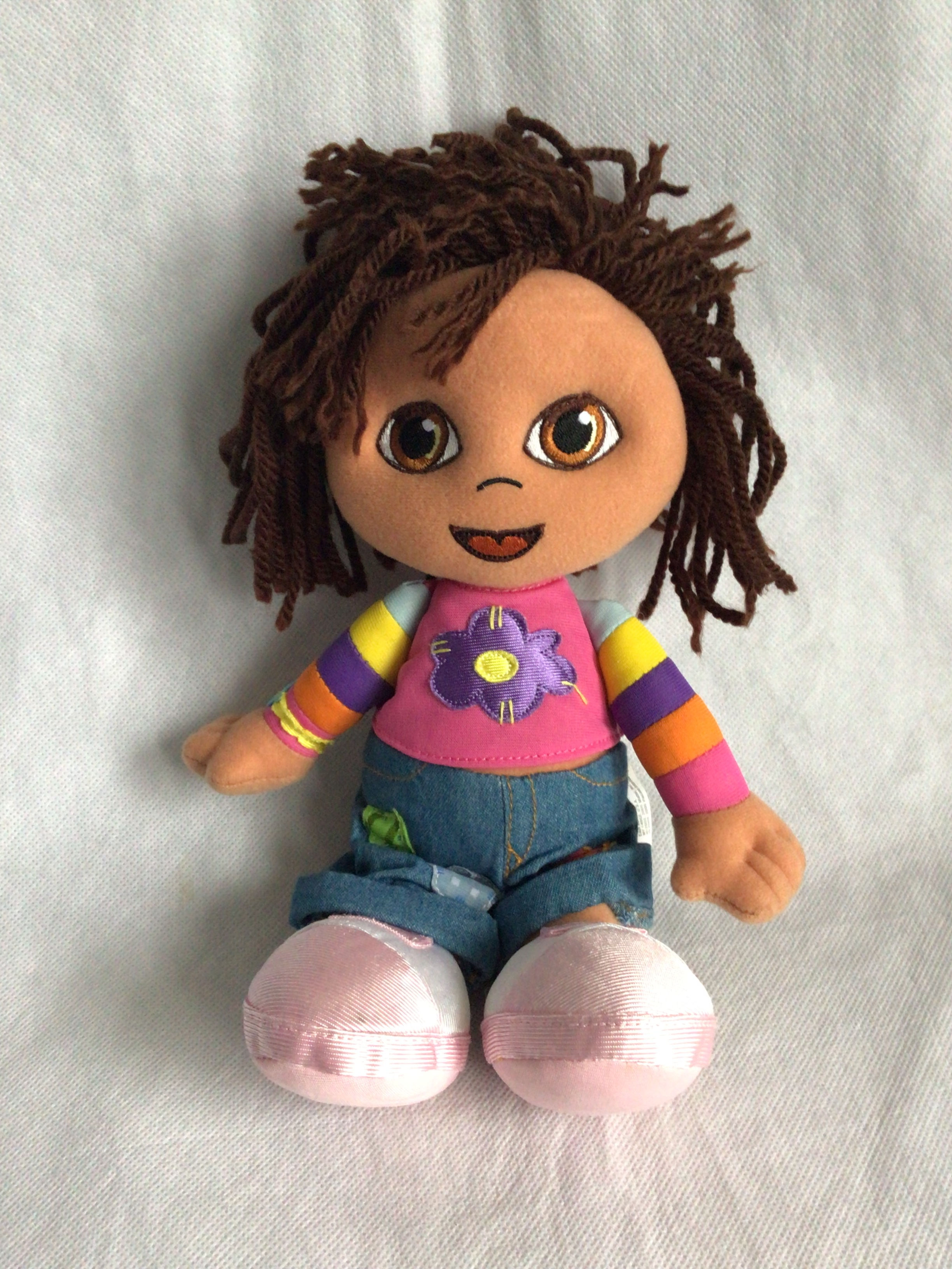 Fisher Price Dora The Explorer Plush Soft Toy Teddy 9” Seated (AJ)