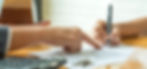 A close-up shot of hands signing a document, with the text "Information for Tenants" overlaid.