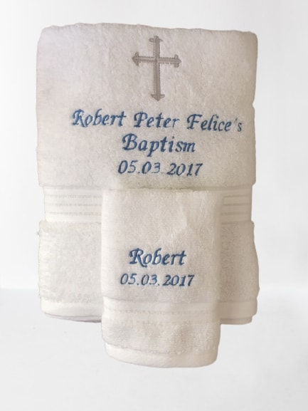 Thumbnail: Christening/Naming Day Towels