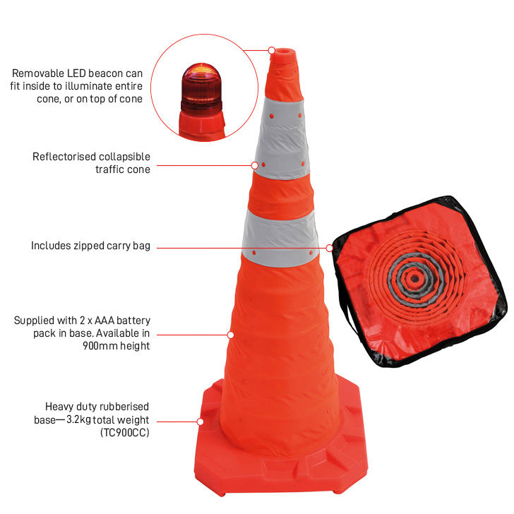 Esko Collapsible Traffic Cone