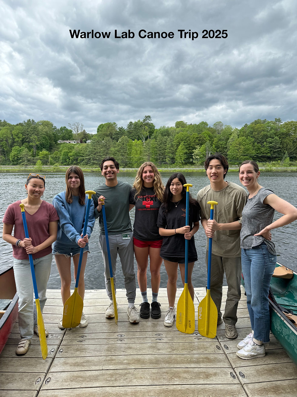 Warlow Lab Canoe Trip 2025