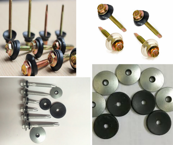 Sử dụng các loại vít bắn tôn có long đền bằng nhựa cao su