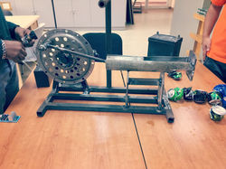 Can crushed during the test