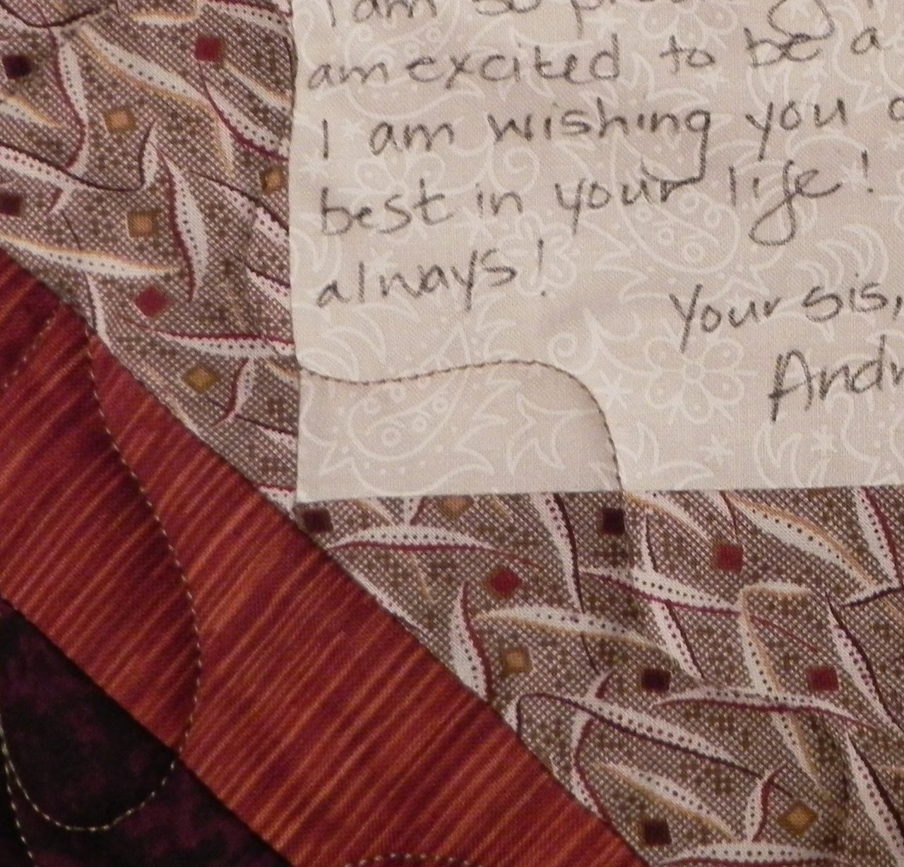 Close-up signature