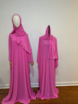 Pink Wide Kaftans