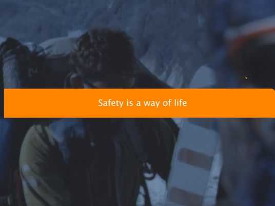 Safety is a Way of Life (Project 5 Peaks, Vanoord)