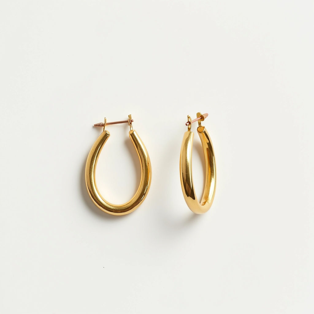 Gold Hoop Earrings