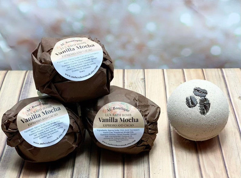 Thumbnail: 3 Pack Vanilla Mocha Lux Bath Bombs