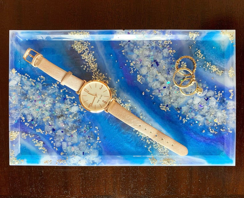 Thumbnail: Blue Geode Agate Tray
