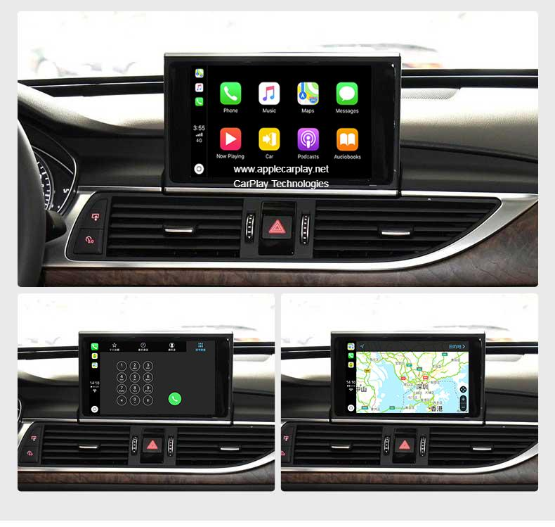 Apple CarPlay upgrade for Audi A6 2016 2018 Mozart Electronics USA